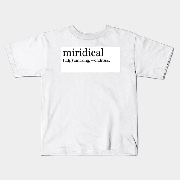 minimalist Kids T-Shirt by CreationsByAme